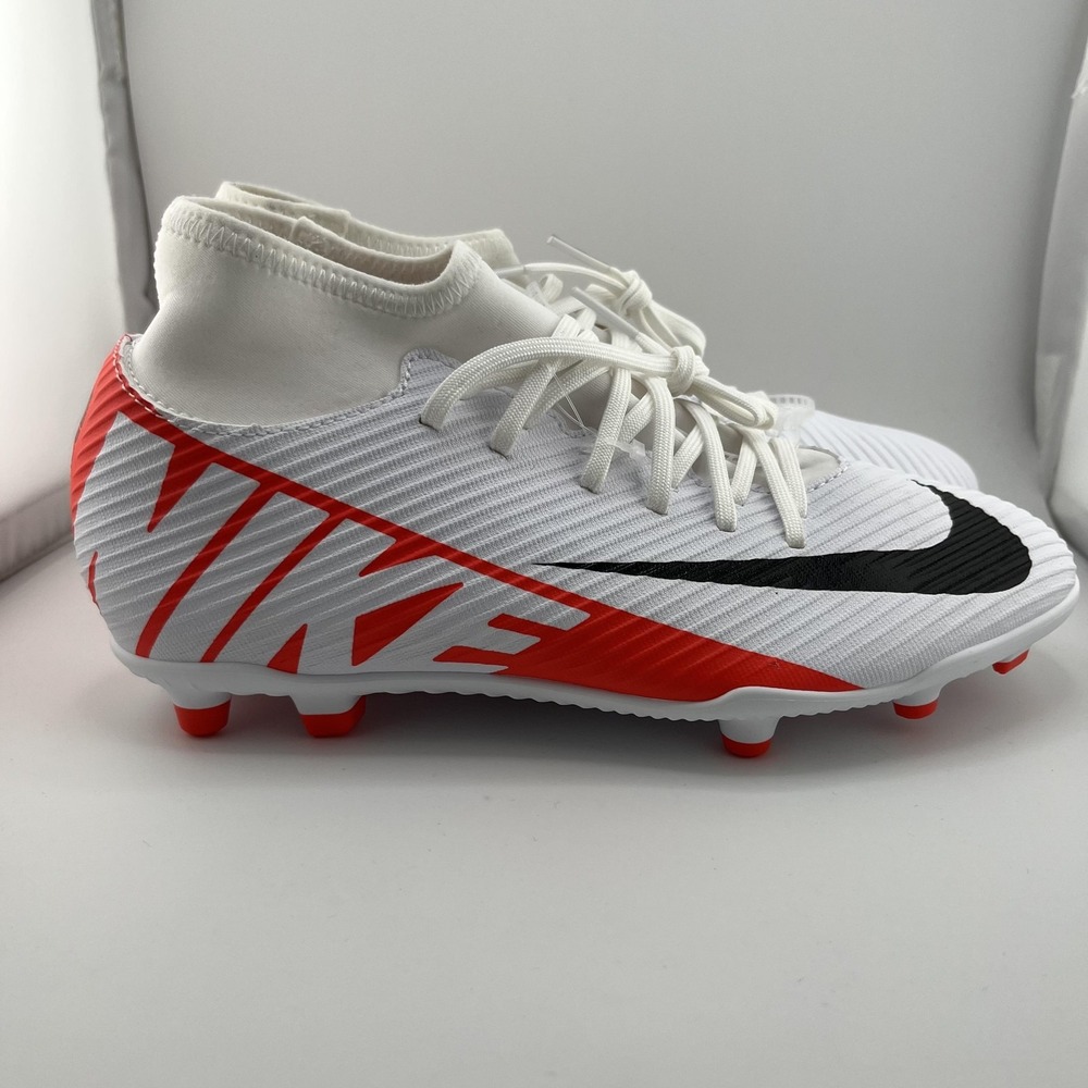 Nike Mercurial Superfly‎ 8 Academy Soccer Cleats Shoes Mens Size 6.5 White Red